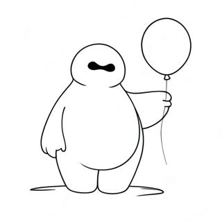 Susser Baymax Mit Ballon Ausmalbild 138439-69774