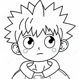 Killua In Aktion Ausmalbild 138592-69894