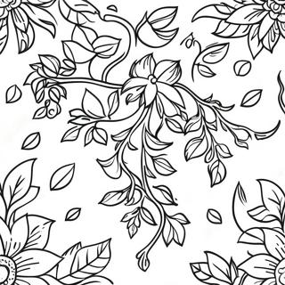 Uppige Grune Reben Ausmalbild 138620-69922