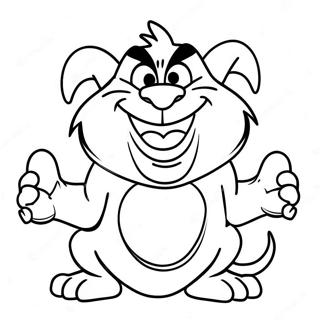 Taz Lacht Urkomisch Ausmalbild 138645-69941