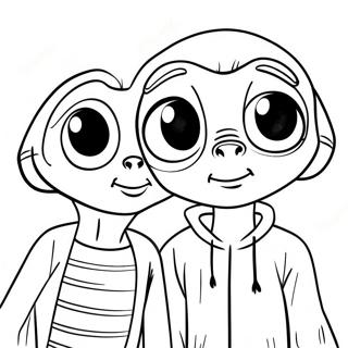 Et Und Elliotts Freundschaft Ausmalbild 138874 70118