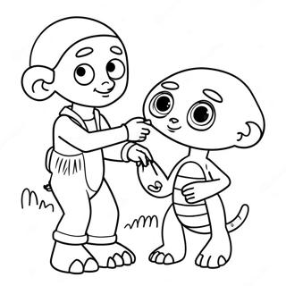 Et Und Elliotts Freundschaft Ausmalbild 138874 70120