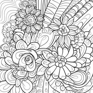 Lebendige Posca Marker Ausmalbild 139026-70235