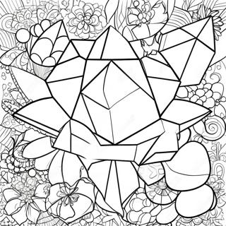 Funkelnder Kristall Ausmalbild 139079-70278