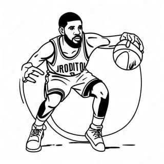 Kyrie Irving Wirft Korbe Ausmalbild 139233 70399