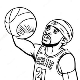 Kyrie Irving Wirft Korbe Ausmalbild 139233 70400
