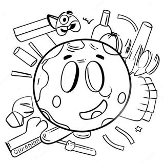 Lustige Pi Tag Charaktere Ausmalbild 139260 70422