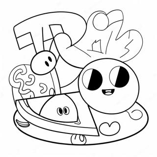 Lustige Pi Tag Charaktere Ausmalbild 139260 70423