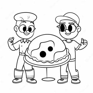 Lustige Pi Tag Charaktere Ausmalbild 139260 70424