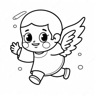 Kleines Engel Fliegend Ausmalbild 139415 70546