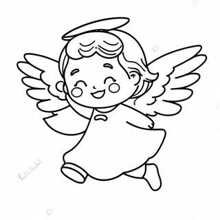 Kleines Engel Fliegend Ausmalbild 139415 70547