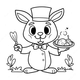 Lustiger Zauberer Mit Kaninchen Ausmalbild 139512-70616
