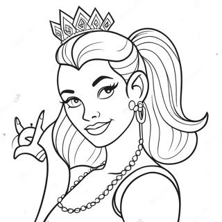 Punk Disney Prinzessin Ausmalbild 139665-70729