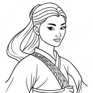 Tapfere Mulan Ausmalbild 1546 2648