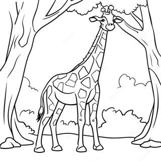 Giraffe Ausmalbilder