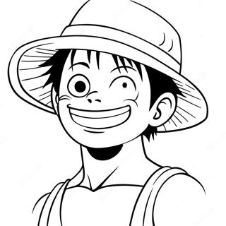 Luffy Mit Strohhut Ausmalbild 15799-3447