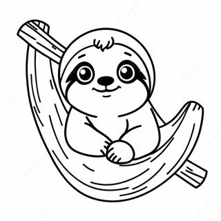 Niedliches Babyfaultier Ausmalbild 16910-3698