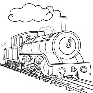 James Die Rote Lokomotive Ausmalbild 17175-3751