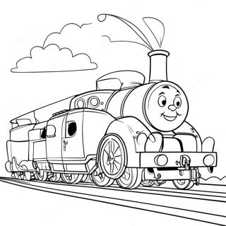 Percy Die Grune Lokomotive Mit Freunden Ausmalbild 17176-3755