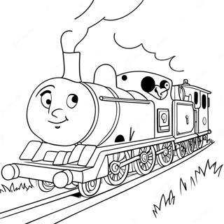 Percy Die Grune Lokomotive Mit Freunden Ausmalbild 17176-3756