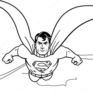 Superman Fliegt Hoch Ausmalbild 17337-3788