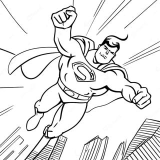Superman Rettet Den Tag Ausmalbild 17338-3789
