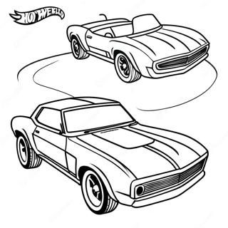 Elegantes Hot Wheels Cabrio Ausmalbild 17625 3860