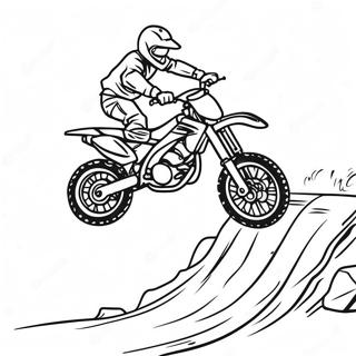 Dirtbike Ausmalbilder