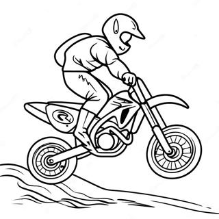 Cooler Dirtbike Stunt Ausmalbild 20177-4406