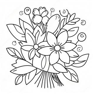 Schoner Blumenstrauss Zum Muttertag Ausmalbild 20539 4488