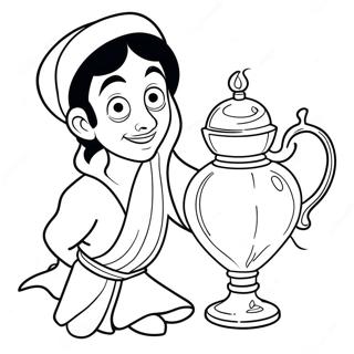 Aladdin Mit Der Zauberlampe Ausmalbild 21876 4774
