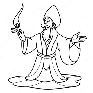 Jafar Zaubert Ausmalbild 21877-4777