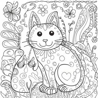 Verspielt Tierische Muster Ausmalbild 22748 4972