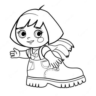 Dora Die Entdeckerin Und Boots Ausmalbild 24534 5355