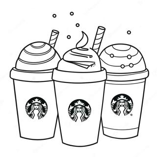 Ausmalbild Von Starbucks Feiertagsbechern 25526-5576
