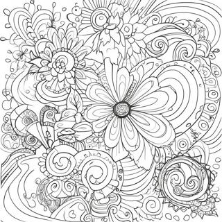 Verspielt Doodle Ausmalbild 26438-5776