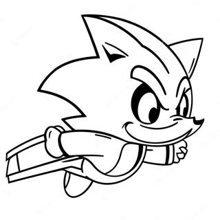Super Sonic Hoch Fliegend Ausmalbild 2658 1566