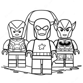 Lego Avengers Ausmalbilder