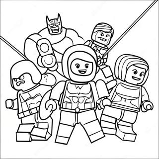 Lego Avengers Team Ausmalbild 26717-5824