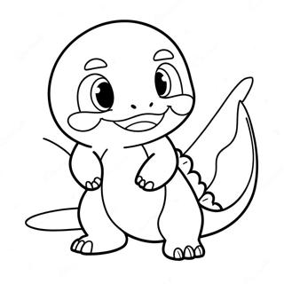 Niedlicher Charmander Ausmalbild 27086-5895