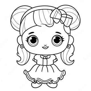 Modische Lol Surprise Puppe Ausmalbild 2753-2171