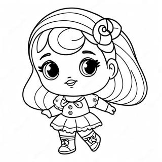 Modische Lol Surprise Puppe Ausmalbild 2753-2172