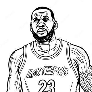 Lebron James In Aktion Ausmalbild 28308-6157