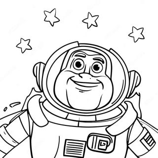 Buzz Lightyear Im Weltraum Ausmalbild 28396-6173