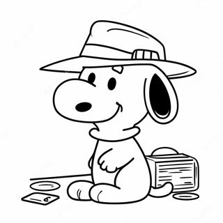 Snoopy Als Detektiv Ausmalbild 28767-6269