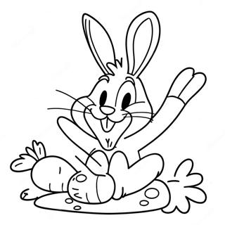 Bugs Bunny Isst Karotten Ausmalbild 29117-6334