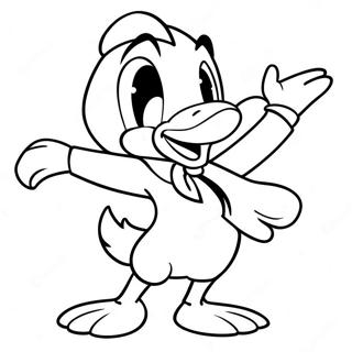 Daffy Duck In Einer Lustigen Pose Ausmalbild 29118-6338