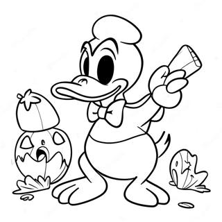 Donald Duck Beim Susses Oder Saures Ausmalbild 30218 6584