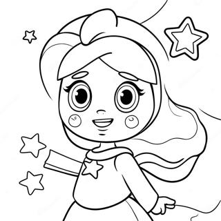 Rosalina Mit Zauberstab Ausmalbild 30908-6738