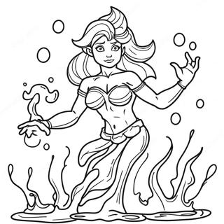 Wasserelementar Ausmalbild 31730 6920